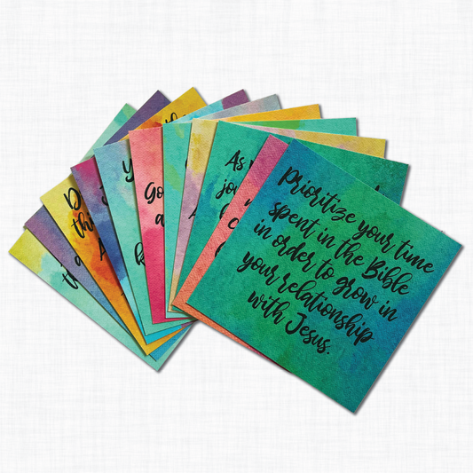 Encouragement card set, Watercolor 2