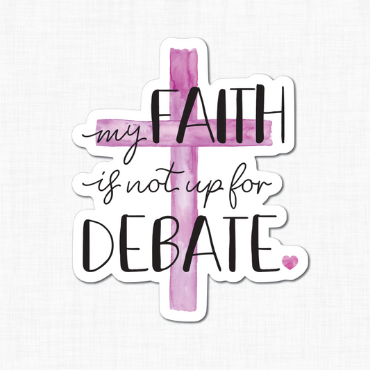 Sticker, My faith