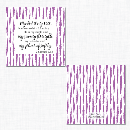 Scripture card set, Geometric