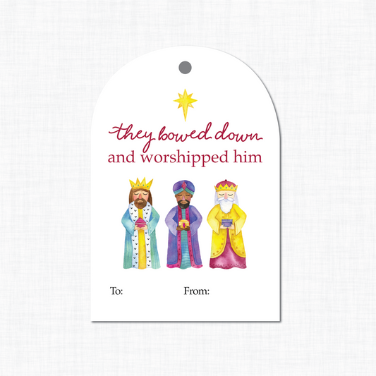 Christmas gift tags, Wise men